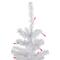 3ft. Pre-Lit Woodbury White Pine Slim Artificial Christmas Tree, Pink Lights